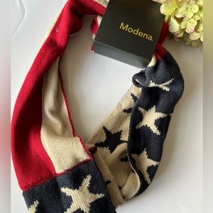 MODENA AMERICAN FLAG INFINITY SCARF